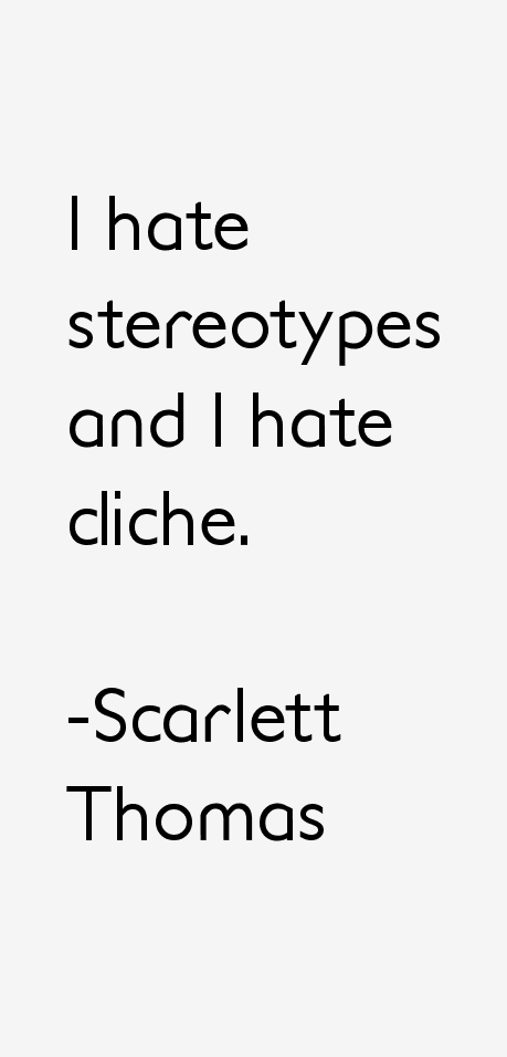 Scarlett Thomas Quotes