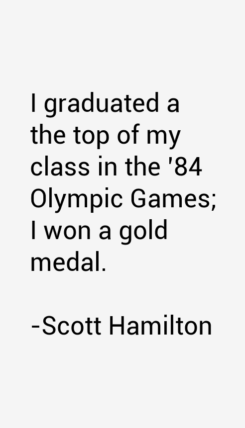 Scott Hamilton Quotes