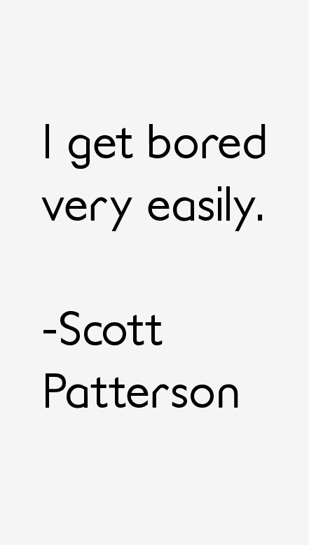 Scott Patterson Quotes