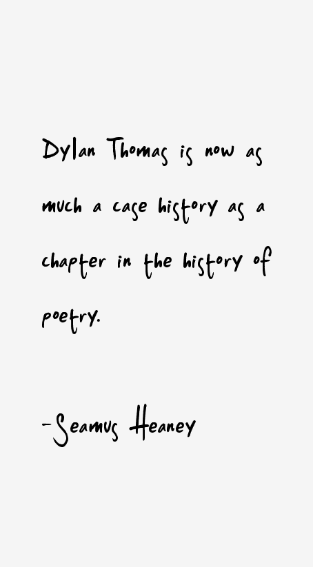 Seamus Heaney Quotes