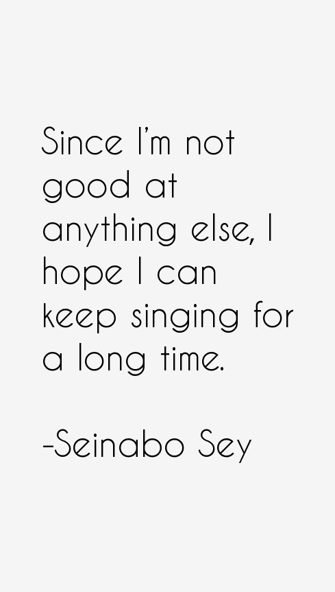 Seinabo Sey Quotes