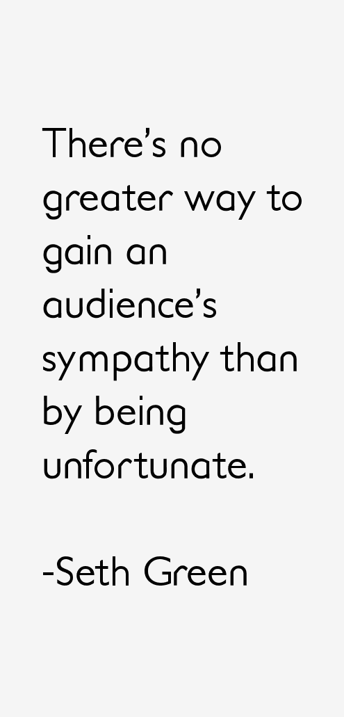 Seth Green Quotes