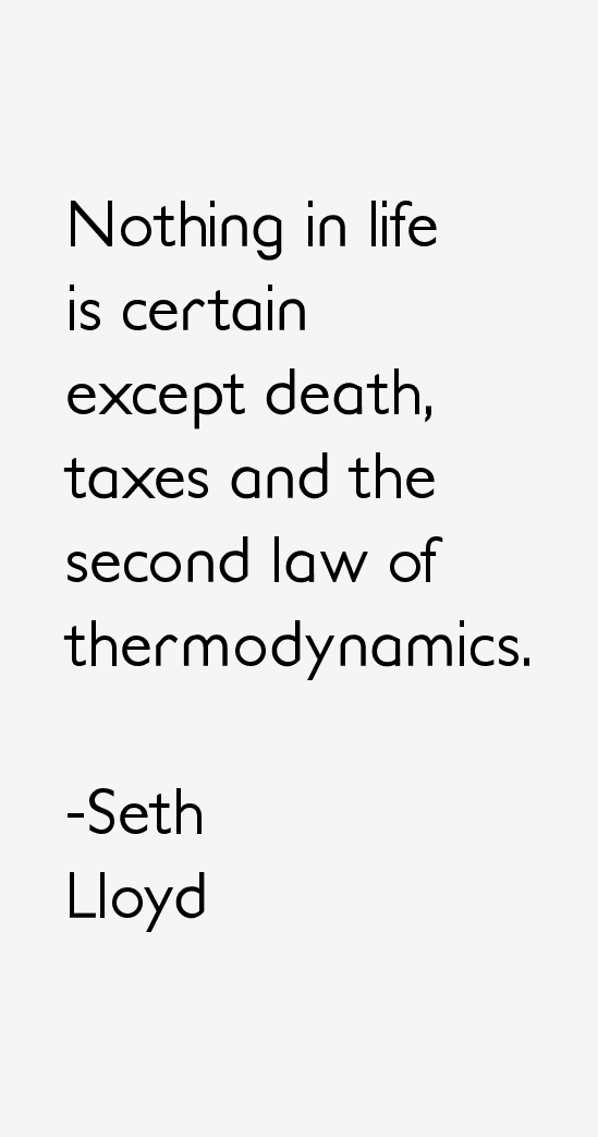 Seth Lloyd Quotes