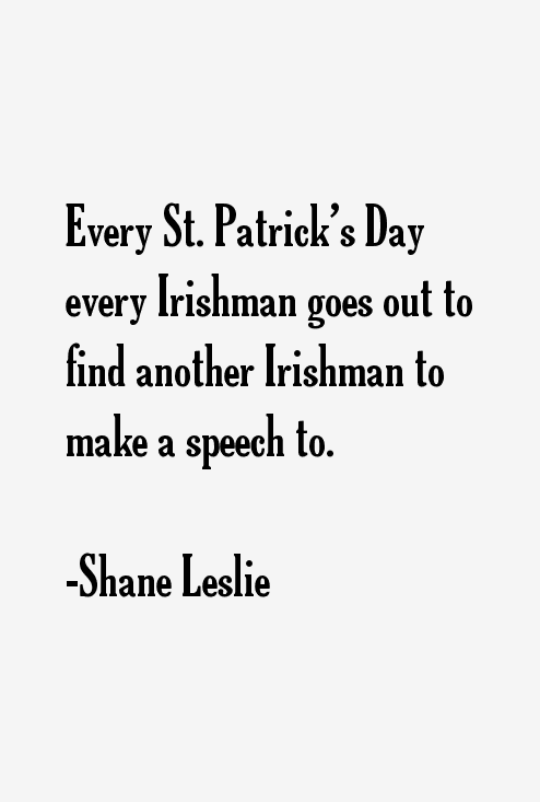 Shane Leslie Quotes