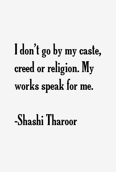 Shashi Tharoor Quotes