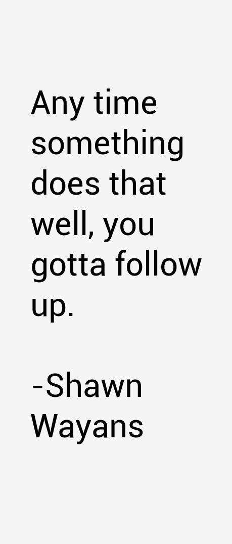 Shawn Wayans Quotes