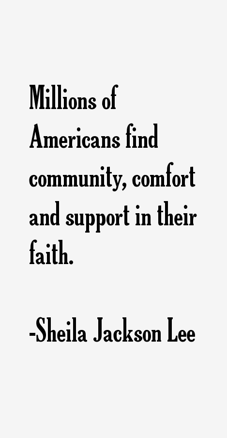 Sheila Jackson Lee Quotes