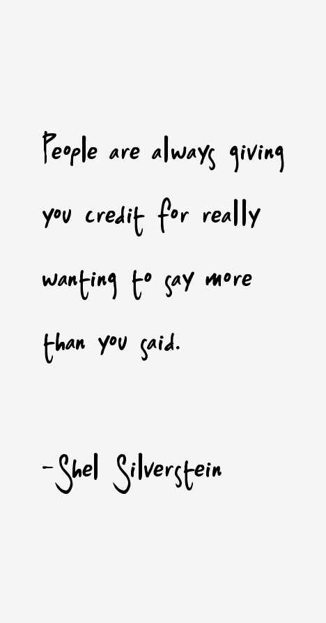 Shel Silverstein Quotes