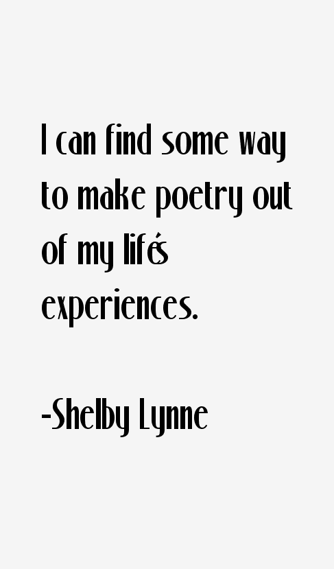 Shelby Lynne Quotes