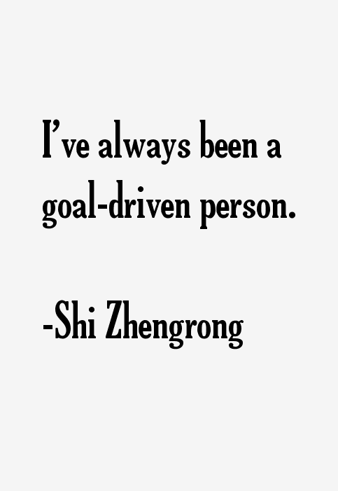 Shi Zhengrong Quotes