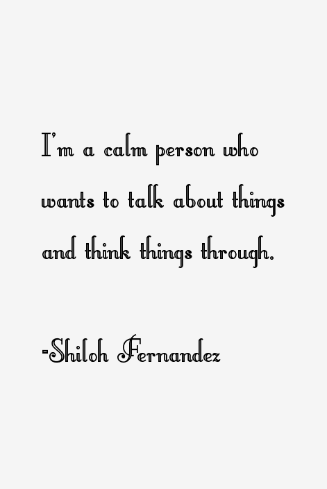 Shiloh Fernandez Quotes