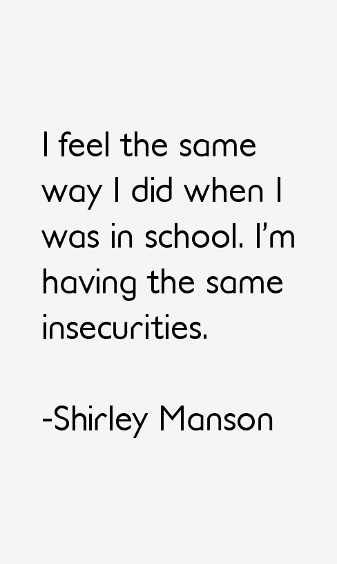 Shirley Manson Quotes