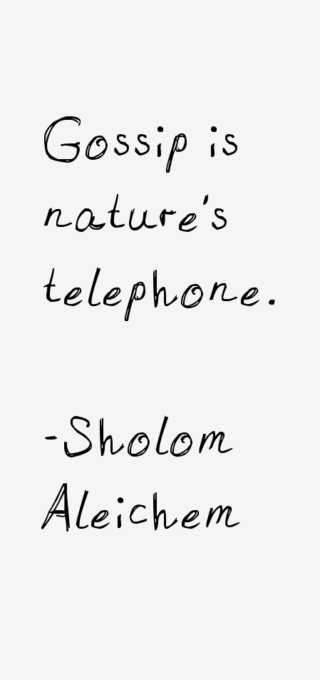 Sholom Aleichem Quotes