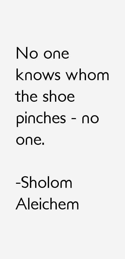 Sholom Aleichem Quotes