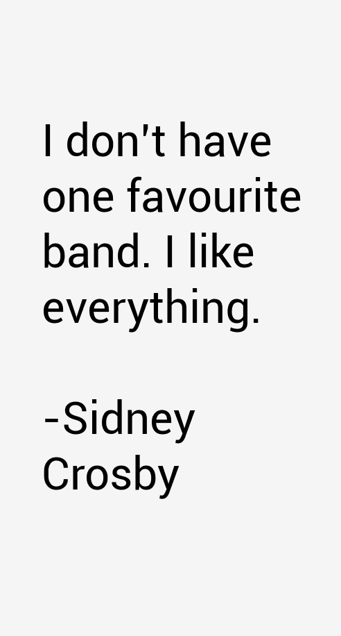 Sidney Crosby Quotes