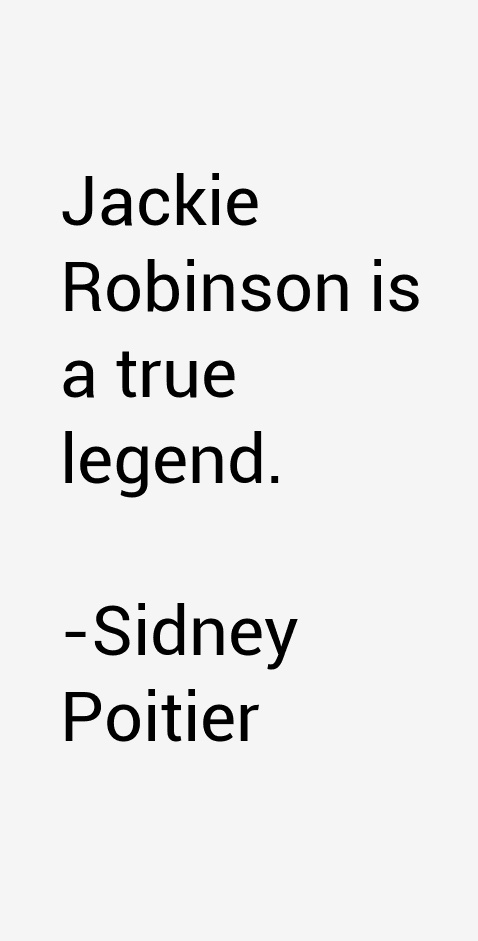 Sidney Poitier Quotes