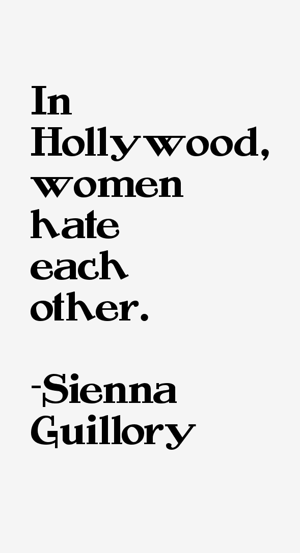 Sienna Guillory Quotes