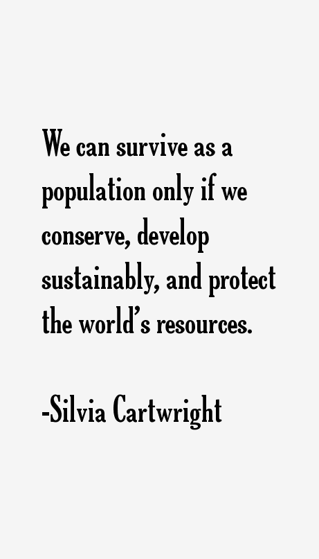 Silvia Cartwright Quotes