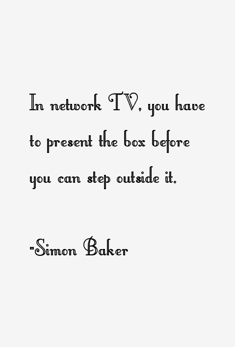 Simon Baker Quotes