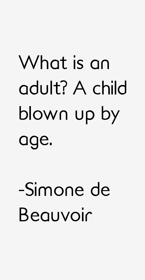 Simone de Beauvoir Quotes