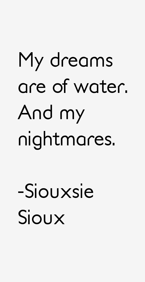 Siouxsie Sioux Quotes