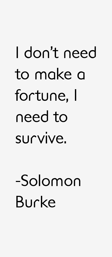 Solomon Burke Quotes