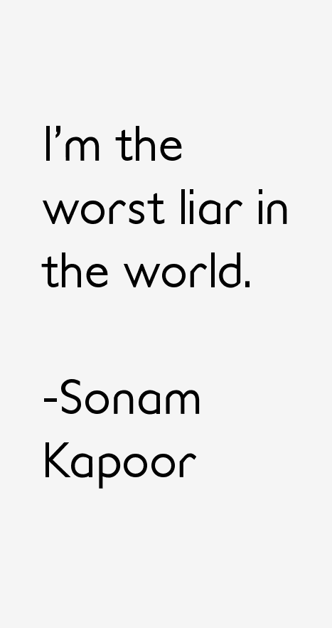 Sonam Kapoor Quotes