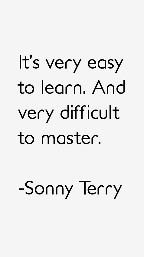 Sonny Terry Quotes