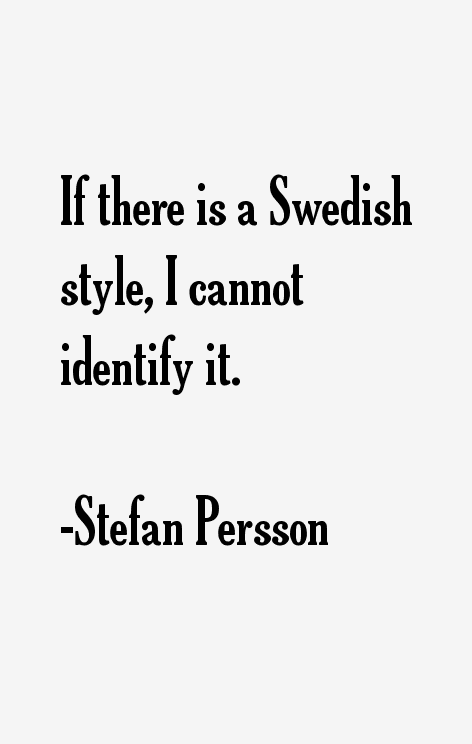 Stefan Persson Quotes