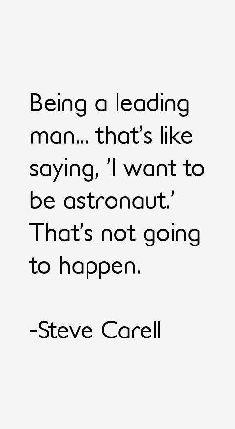 Steve Carell Quotes