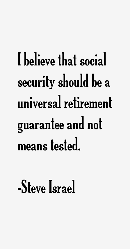 Steve Israel Quotes