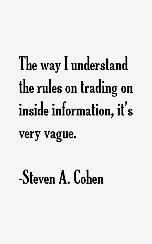 Steven A. Cohen Quotes