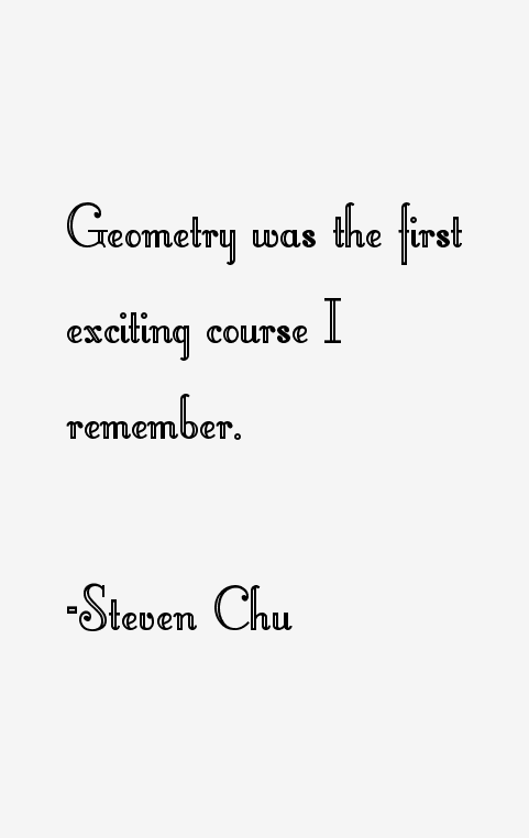 Steven Chu Quotes
