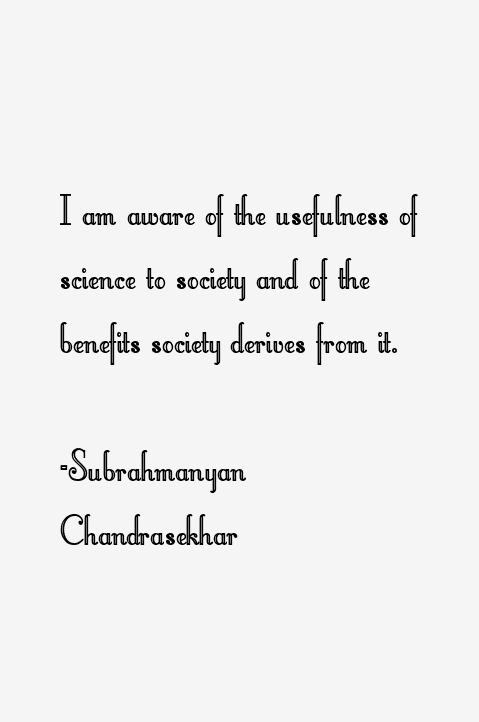 Subrahmanyan Chandrasekhar Quotes
