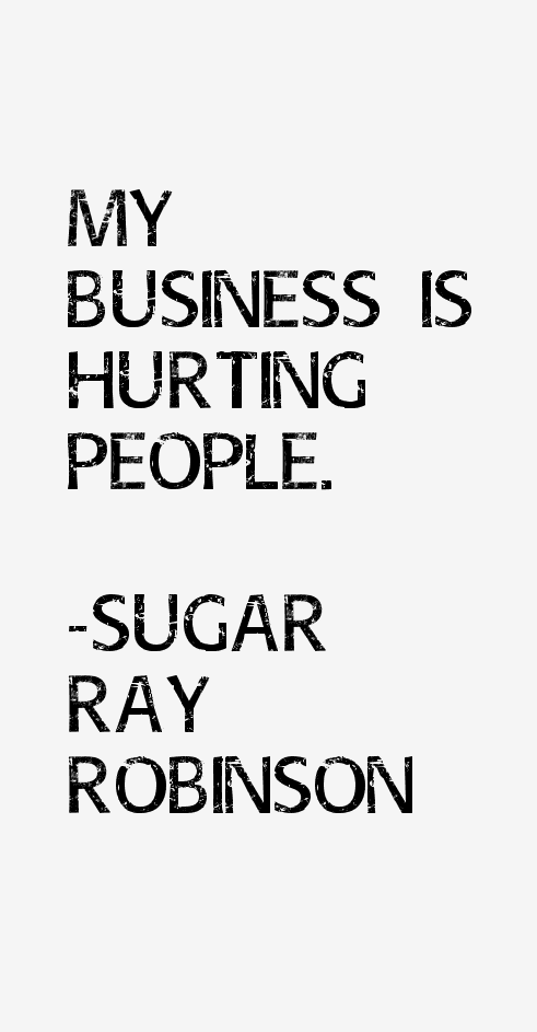 Sugar Ray Robinson Quotes