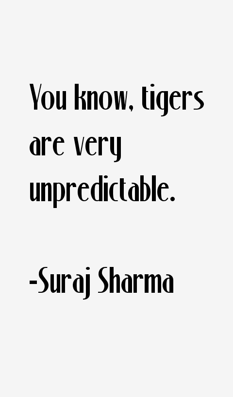 Suraj Sharma Quotes