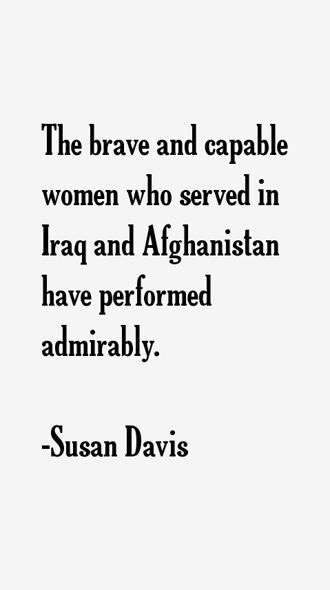 Susan Davis Quotes