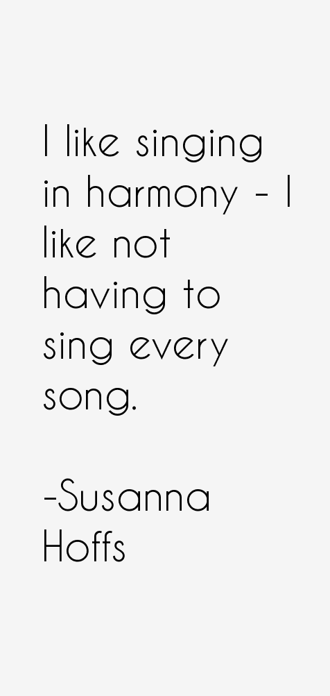 Susanna Hoffs Quotes