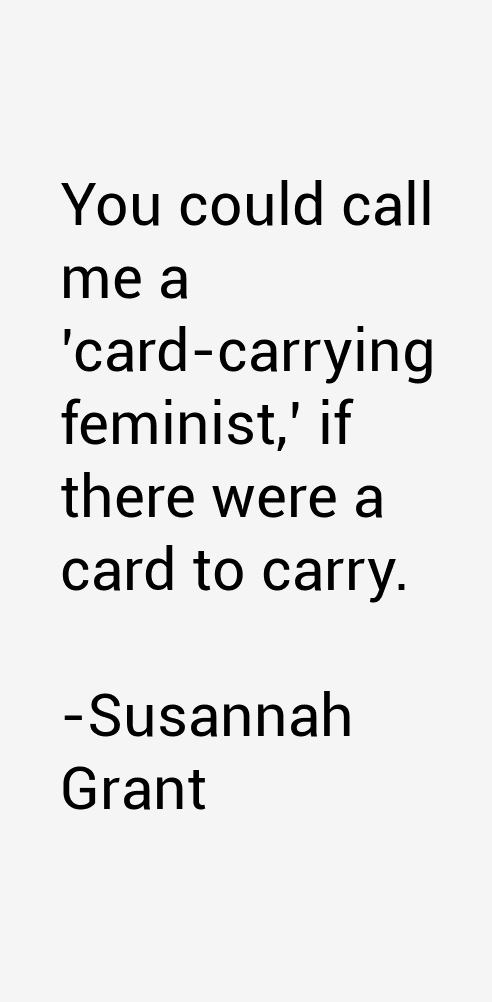 Susannah Grant Quotes