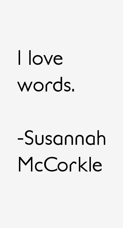 Susannah McCorkle Quotes