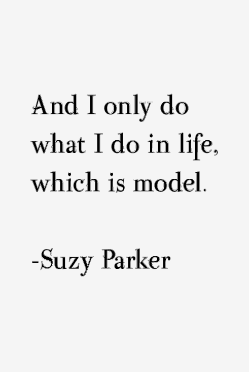 Suzy Parker Quotes
