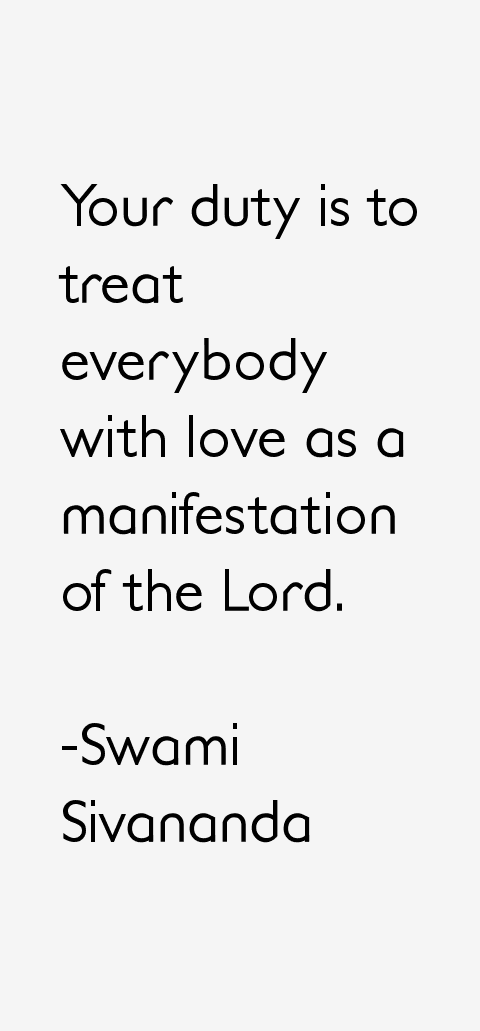 Swami Sivananda Quotes