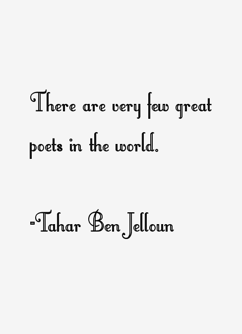 Tahar Ben Jelloun Quotes