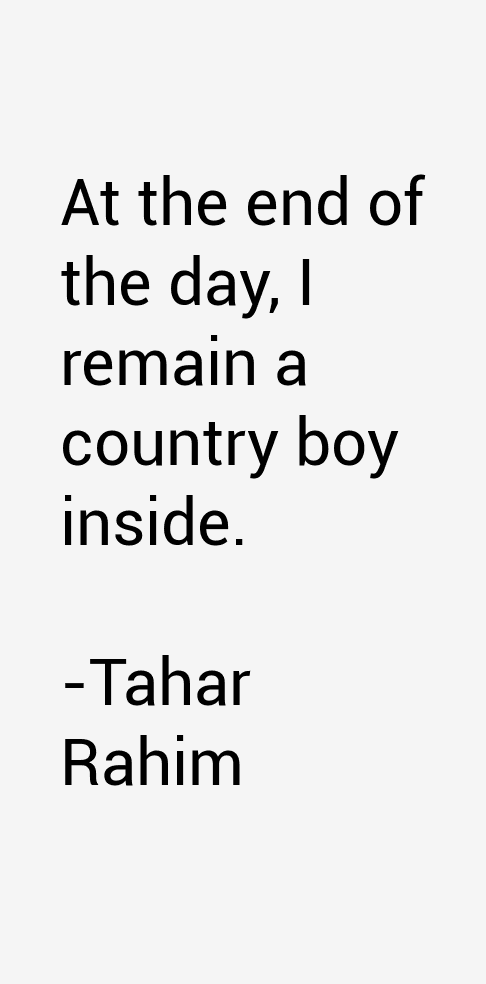 Tahar Rahim Quotes