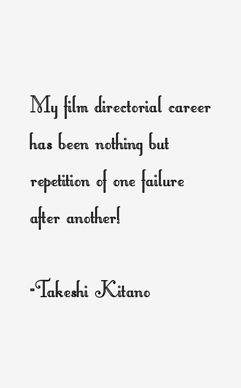 Takeshi Kitano Quotes