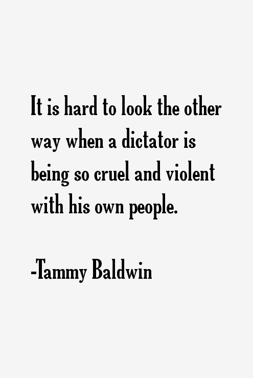 Tammy Baldwin Quotes