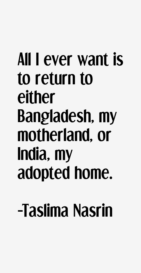 Taslima Nasrin Quotes