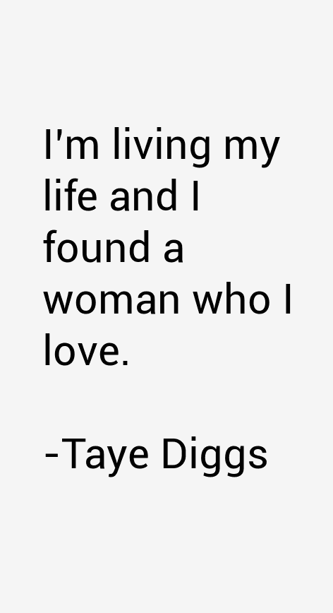 Taye Diggs Quotes