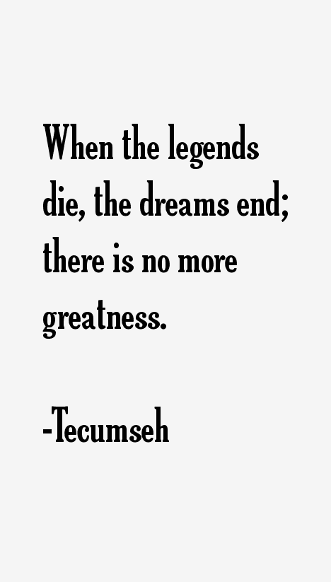 Tecumseh Quotes