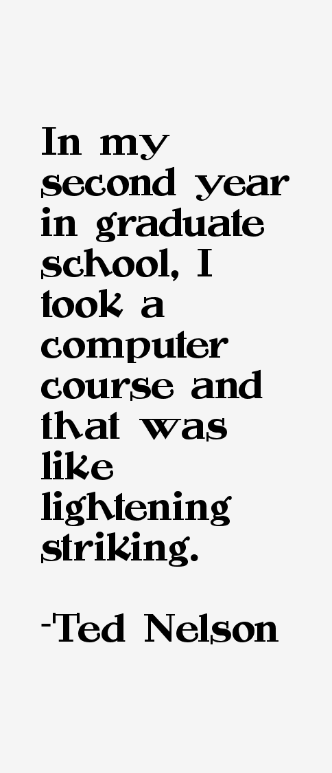 Ted Nelson Quotes